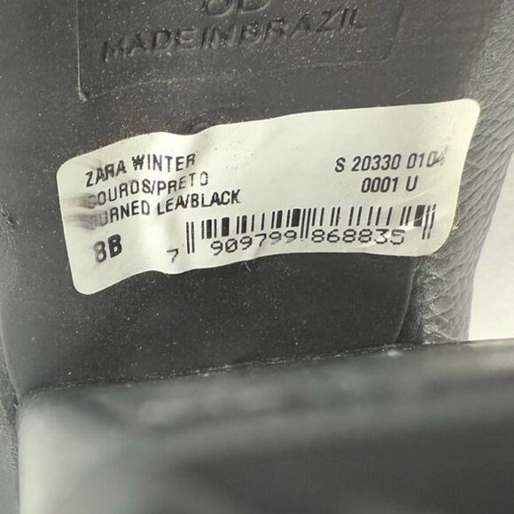 NEW Schutz Women's Black Zhara Faux Fur Lined Lace-Up Chunky Boots Size 8B - Picture 9 of 11